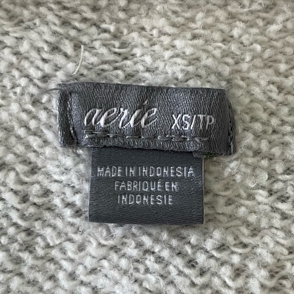 Aerie Crew Neck Leopard Print Oversized Sweatshirt - Size XS - Picture 7 of 9